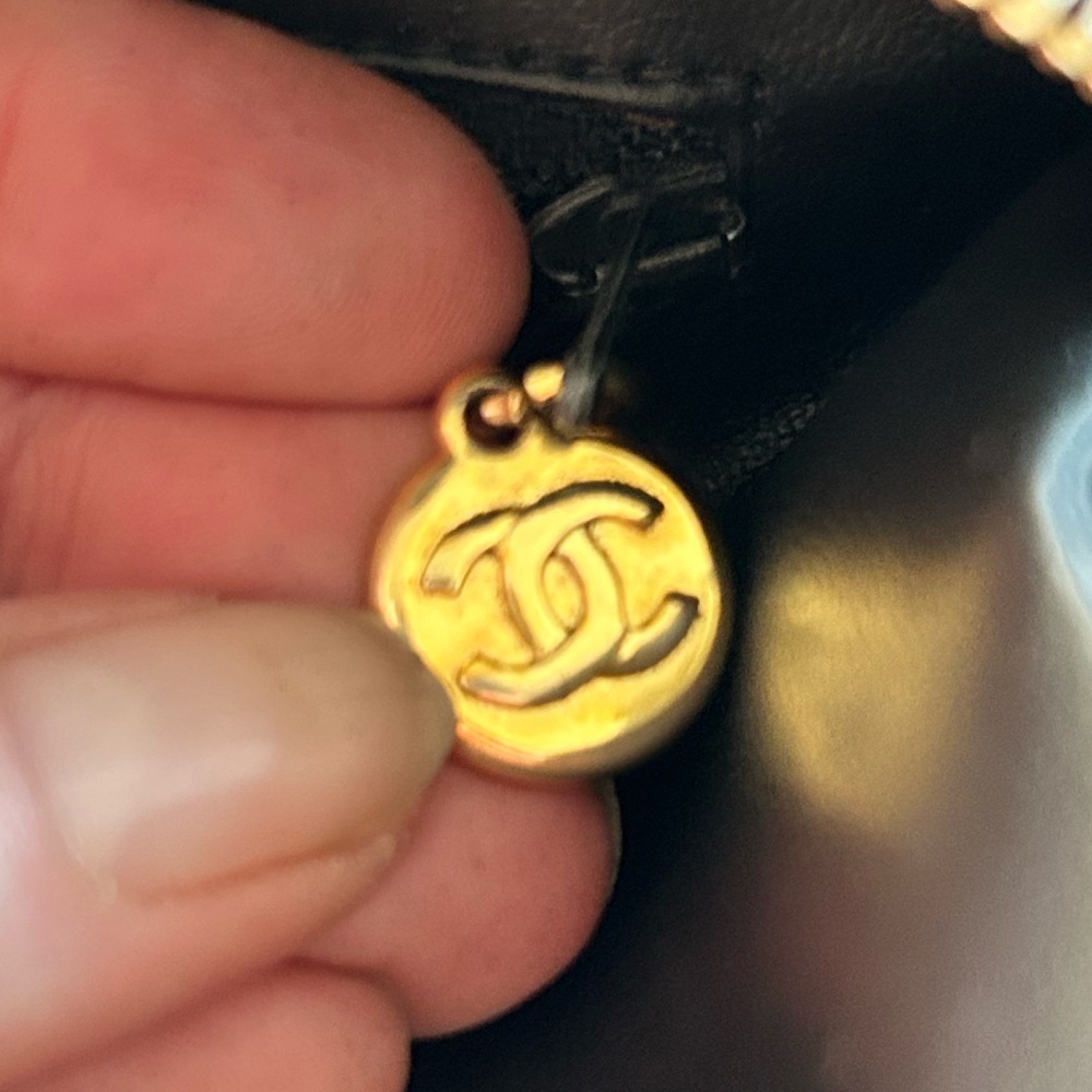 Vintage Chanel 24k Gold Zip Tote - Picture 11 of 16